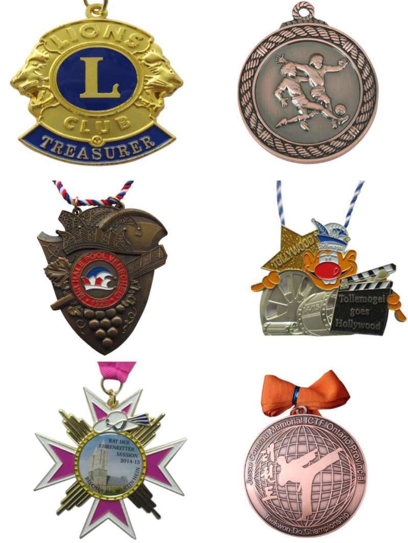 Custom Made Enamel Shooting Metal Souvenir Sports Trophies and Medals