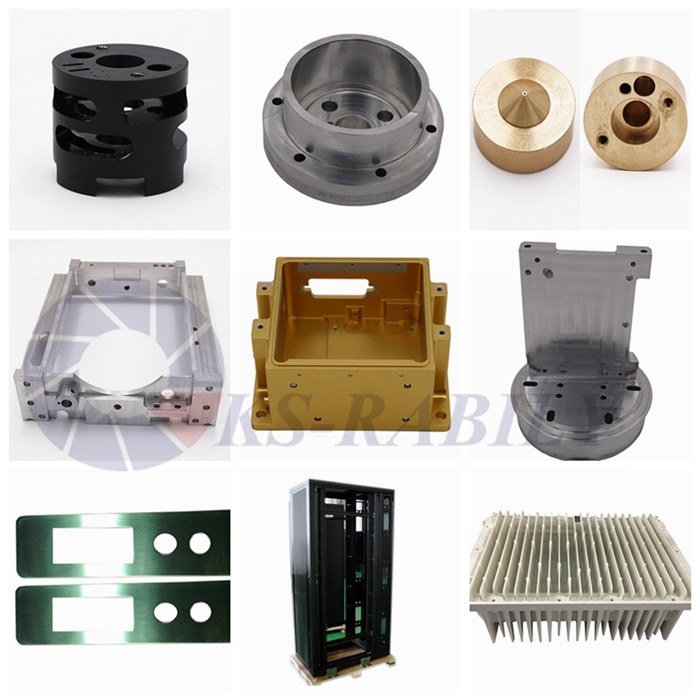 CNC Aluminum Machining Parts for RF Connector with Sandblasting and Chemical Oxidation