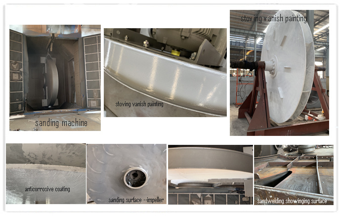 High Temperature Centrifugal Exhaust Fan for Steel Plant Ventilation