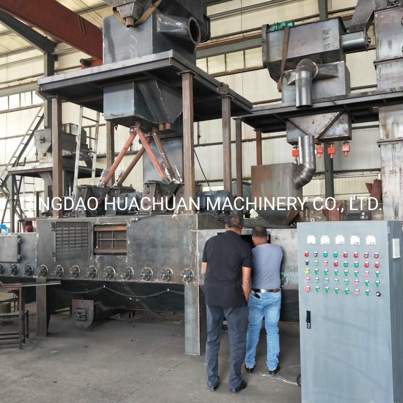 Stone Roller Conveyor Type Shot Blasting Cleaning Machine