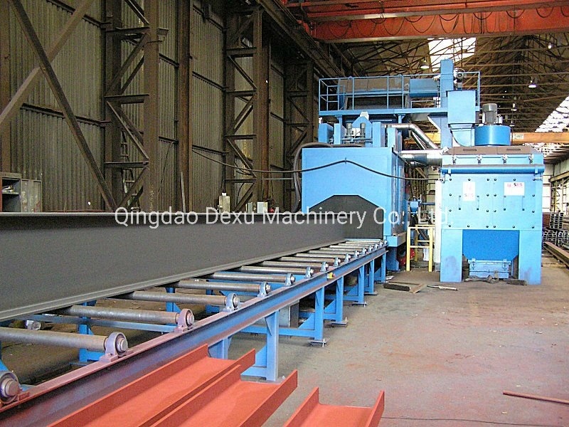 Q69 Automatic Shot Blasting Machine and Industrial Coating Production Line