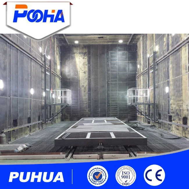 Steel Structure Abrasive Shot Blasting Cleaning Booths
