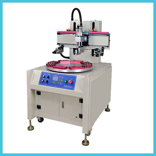 Flat Screen Printing Machine with Rotary Table