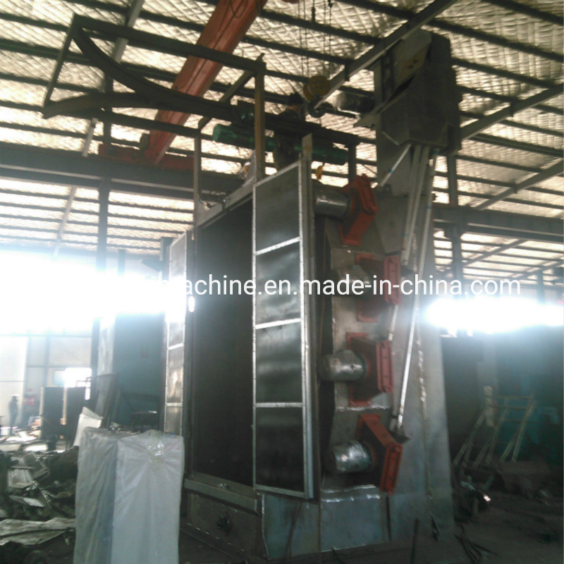 Qingdao Q3710 Double Hoist Hanger Shot Blasting Machine