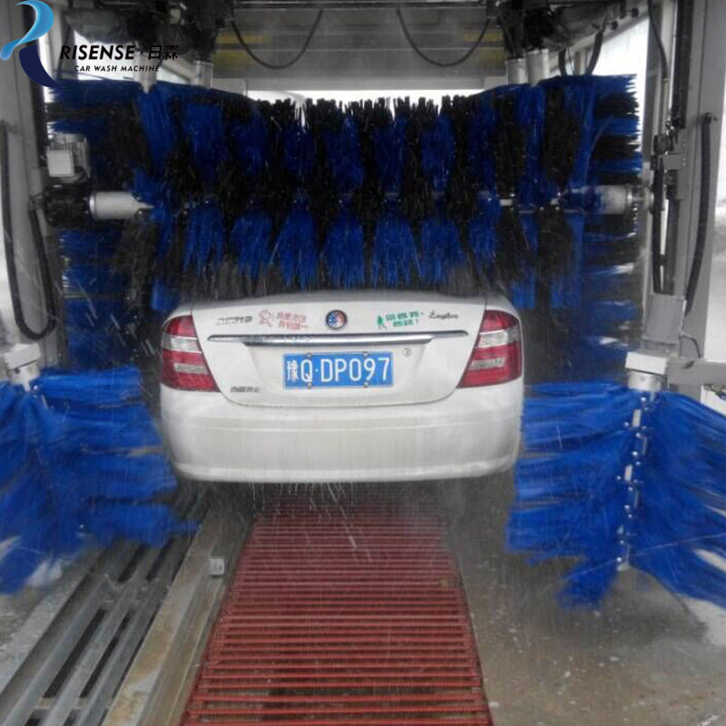 9 brushes tunnel type car washer for car wash