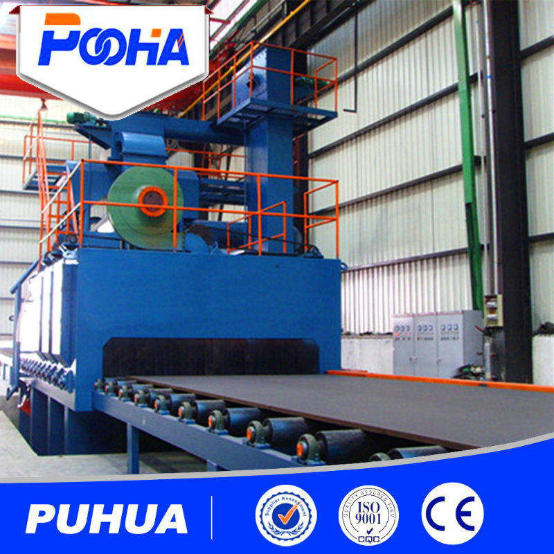 Steel Plate Surface Cleaning Abrasive Shot Blasting Machine (Q69)