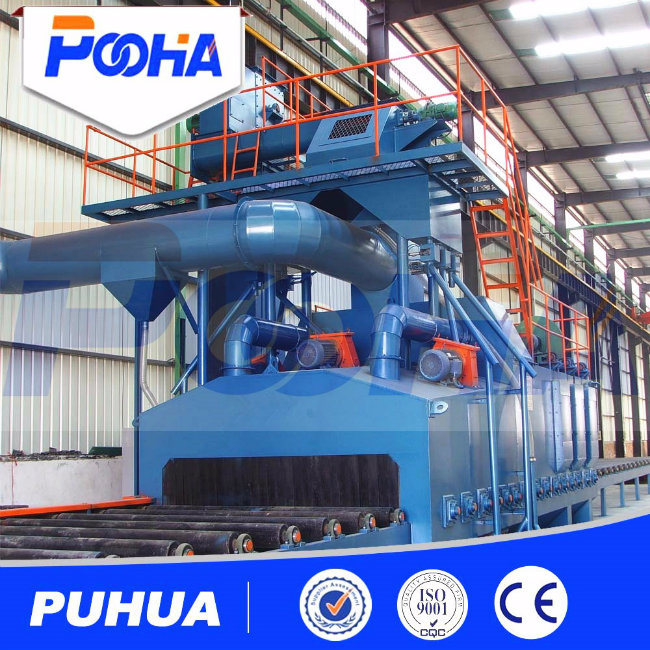 Q69 Roller Type Automatic Shot Blasting Machine for Steel Frame Structure