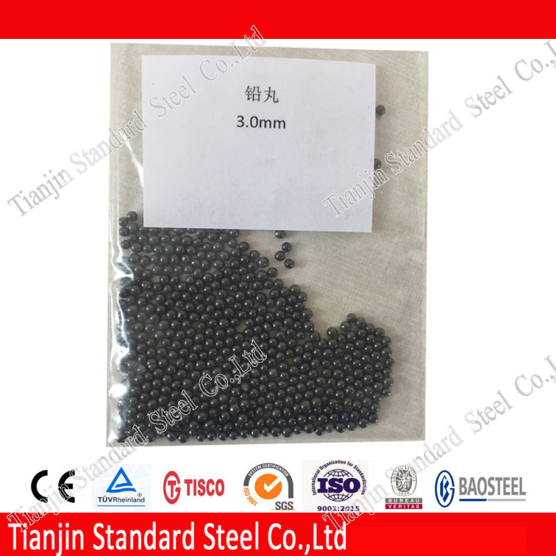 2mm 99.994% Purity Wear-Resistant Black Lead Shot Factory Price