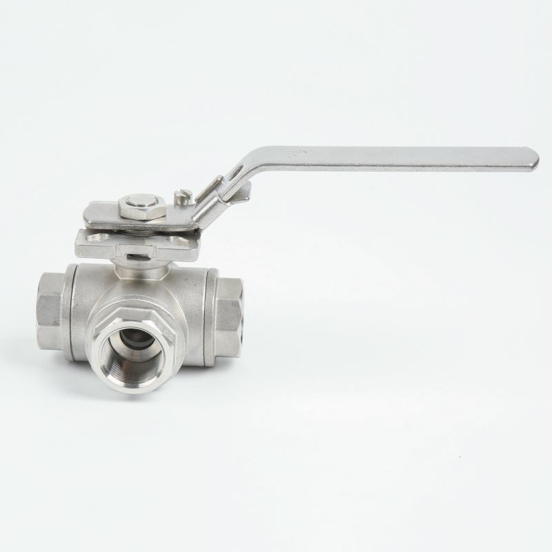 Stainless Steel 304/316 Investment Casting 3way Ball Valve