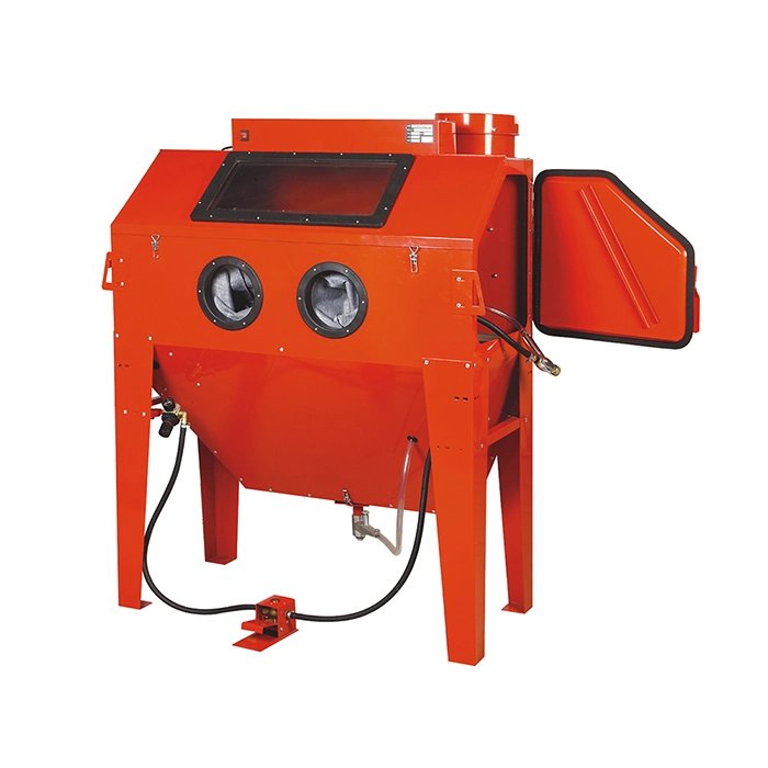 Sandblasting Machine 420L, Industrial Wet Water Blasting Cabinet