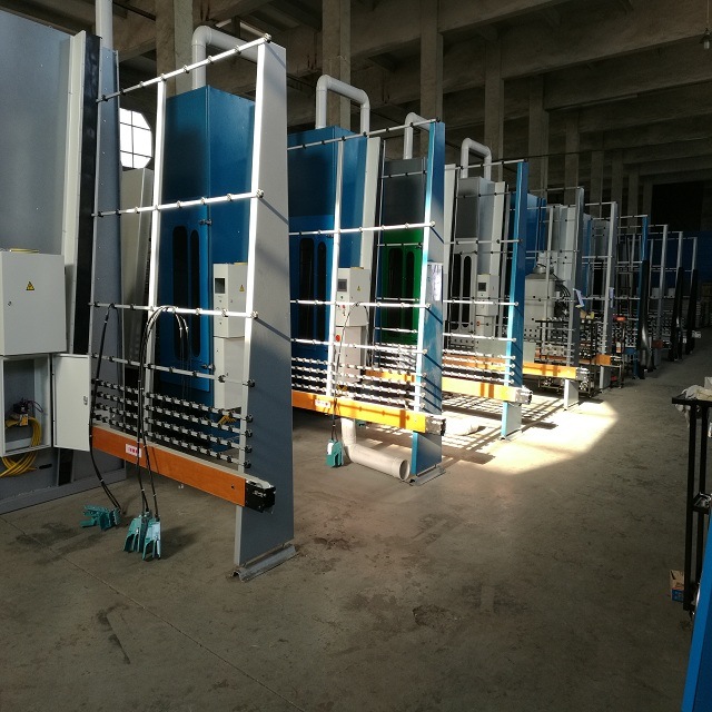 Vertical Glass Processing Machine Automatic Sandblasting Glass Machine