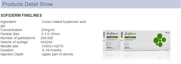 Best Selling Hyaluronic Acid Gel Injection to Buy Sofiderm