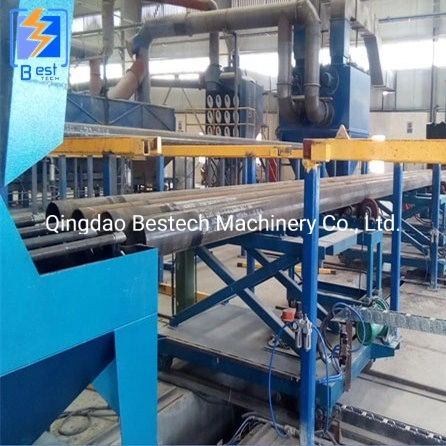 Qg Series Automatic Rust Removal Internal Pipe Blast Cleaning Machine