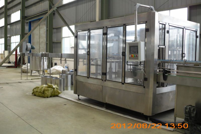 Complete Rotary Monoblock Pet Bottle Coconut Juice Filling Machinery