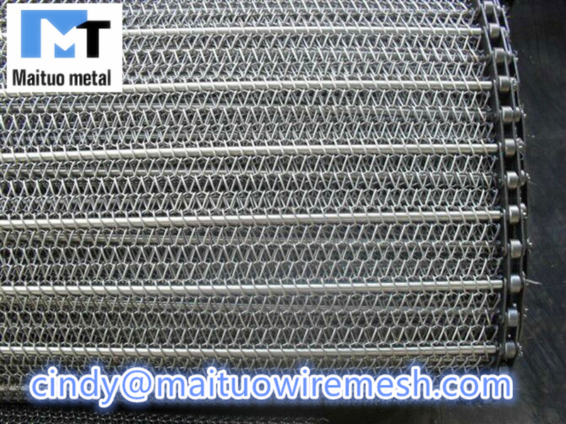 Wire Mesh Conveyor Belt for Food Stainless Steel Material