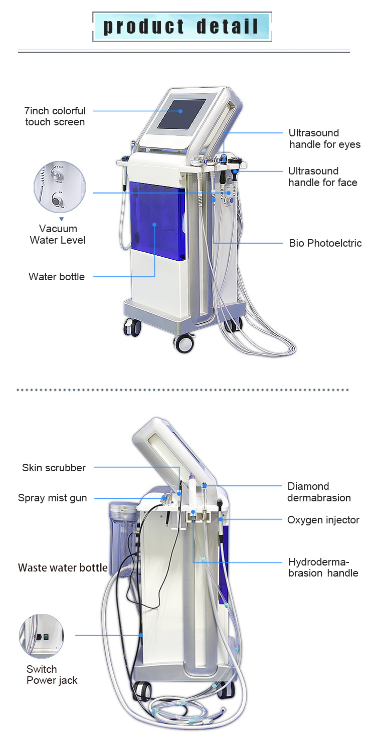 Hydro Dermabrasion/Water Facial Machine/Jet Peel Machine Hydra