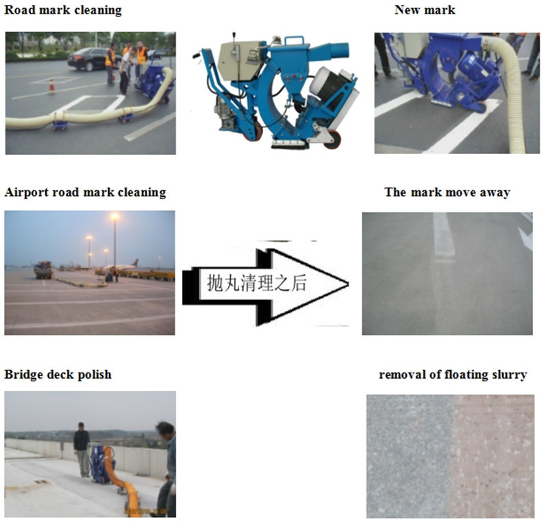 Road Surface Shot Blast Cleaning Machine Floor Sandblasting Machine