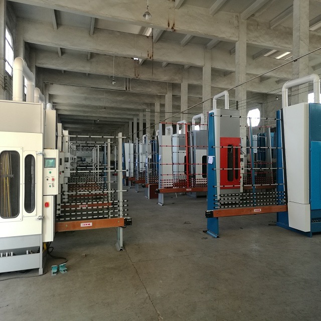 Vertical Glass Processing Machine Automatic Sandblasting Glass Machine