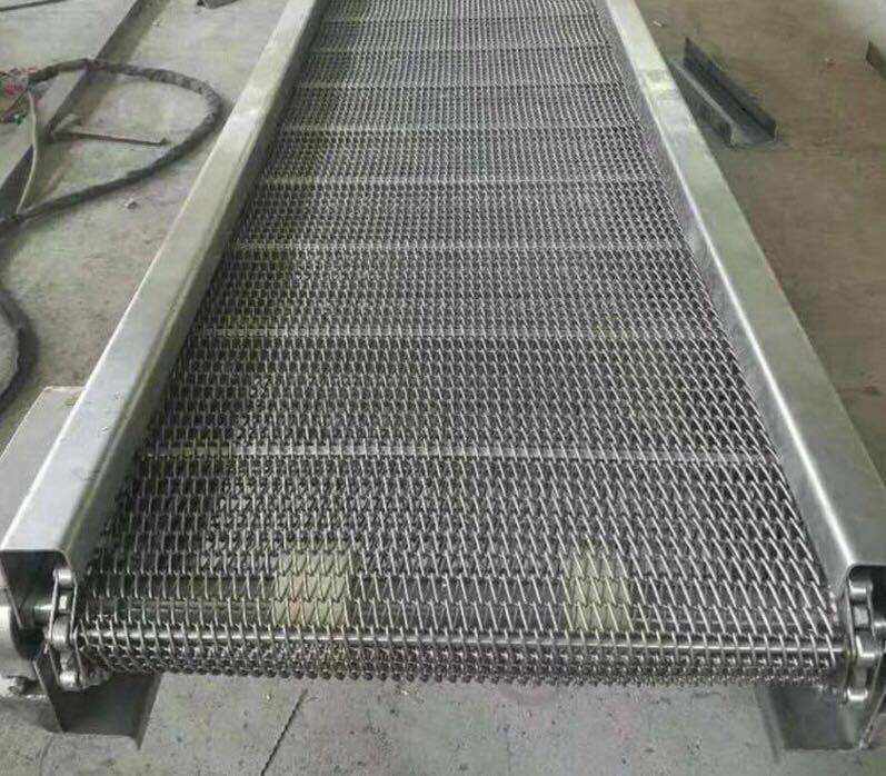 Food Grade Stainless Steel Wire Mesh Flat Conveyor Belt
