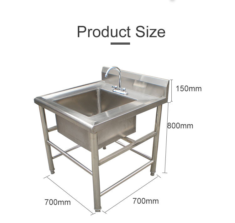 Commercial Restaurant Stainless Sink/304 Stainless Steel Kitchen Sink/Custom Size Kitchen Sink