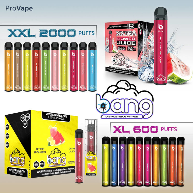 Ready to Ship 2000 Puffs Bang XXL Disposable Vape Pen