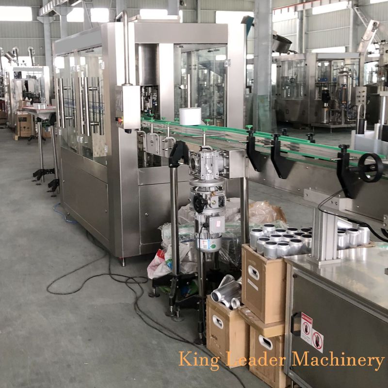 Automatic Beverage Soft Drink Carbonated Drink Can Filling Machine