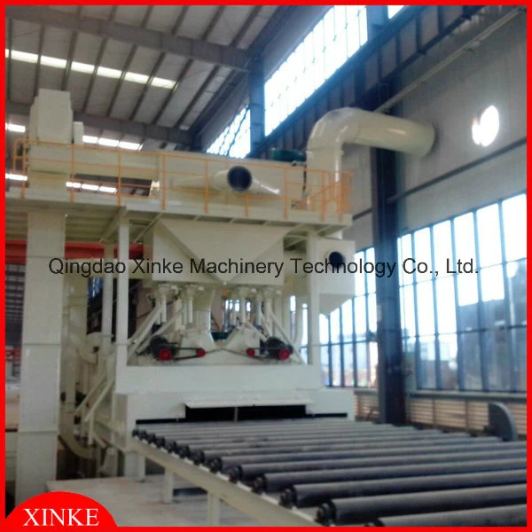 Automatic Pass Through Type Steel Plate Shot Blasting Machine and Painting Line