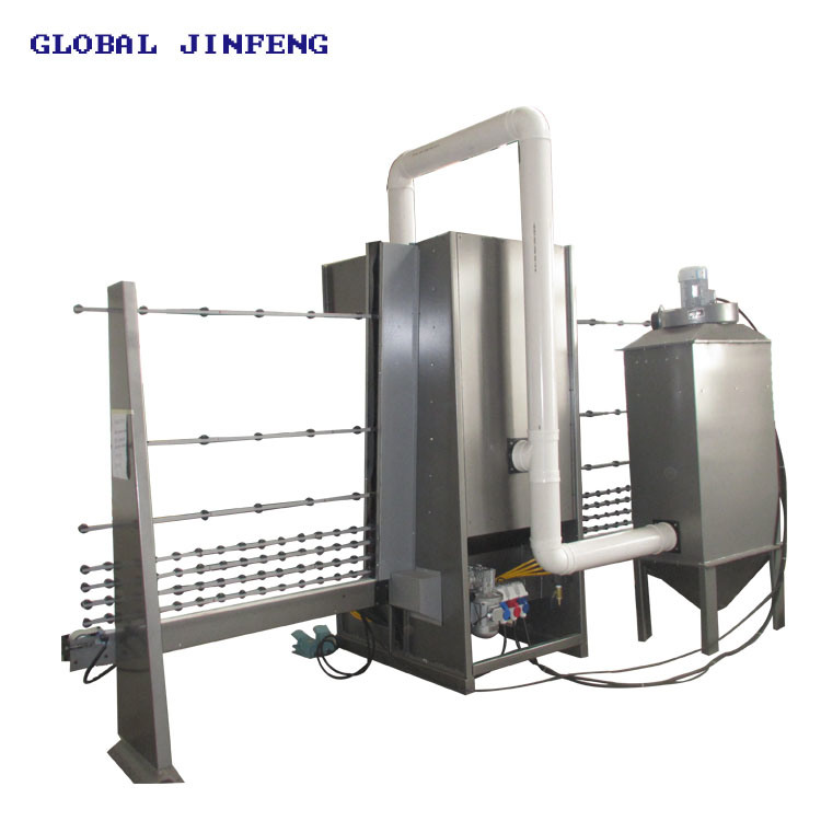 2000mm Glass Sandblasting Machine with Automatic Guns Glass Machine