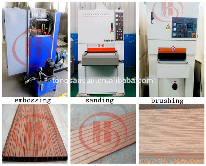 WPC Wood Plastic Surface Treatment Sanding Machine WPC Sander Floor Belt Sander