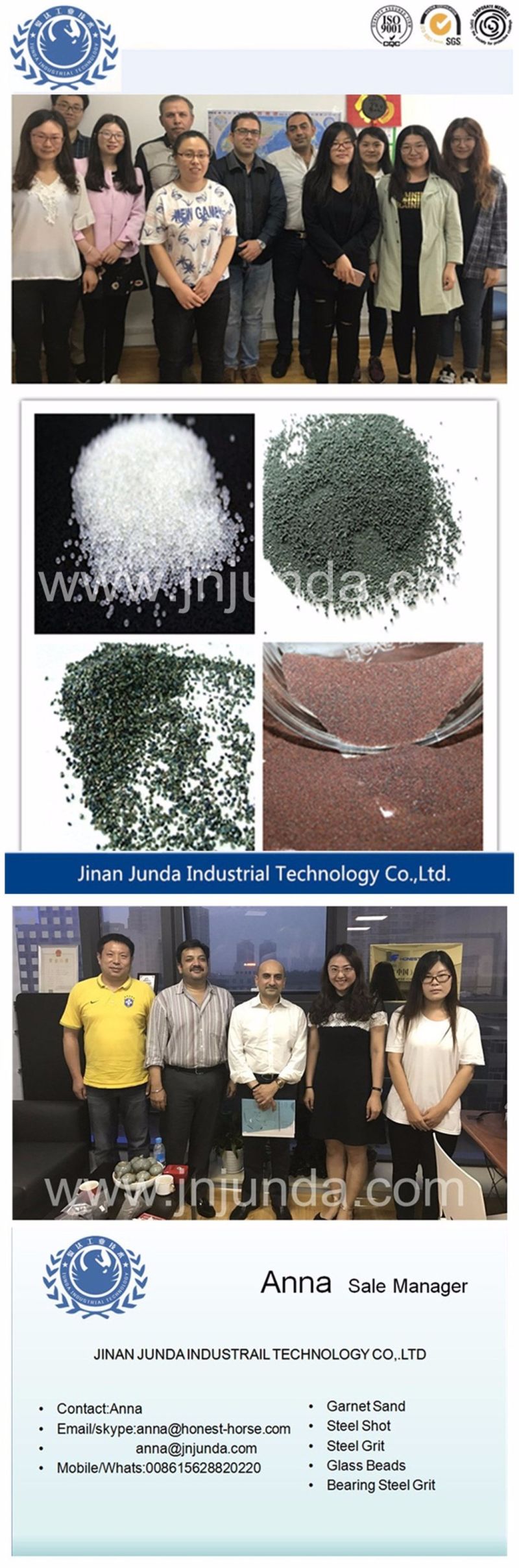 Abrasive Bearing Steel Grit for Sandblasting and Marble Cutting
