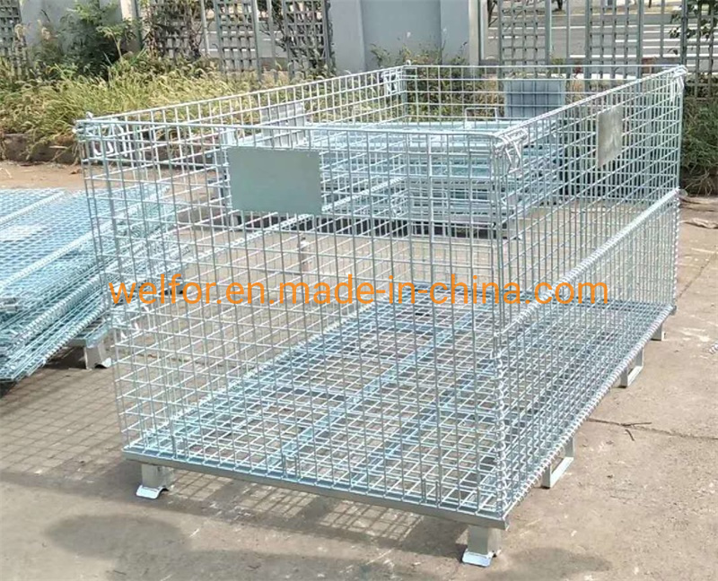 Wire Mesh Containers Collapsible Steel Wire Mesh Containers