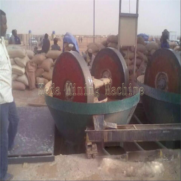 Gold Grinding Machinery, Wet Pan Mill Made in Keda