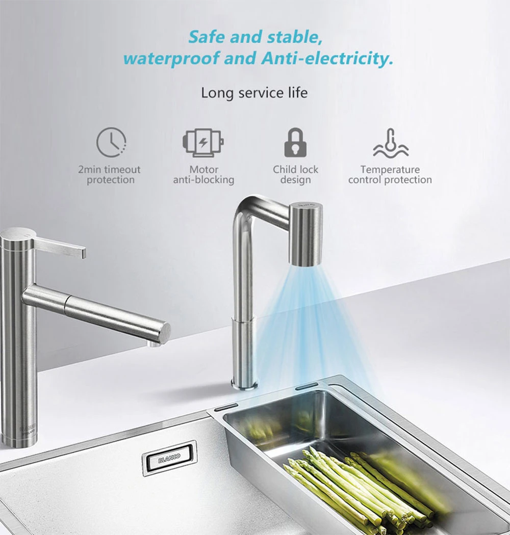 AIKE / OEM AK7171 Smart kitchen tools kitchen air tap dry hand vegetables beef RO water purifier