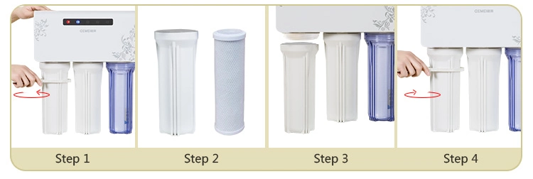Reverse Osmosis System Water Purifier Filter RO Home Under Sink 5 Stage Purification