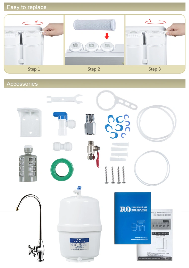 RO Water Purifier Osmosis Water System Machine for India