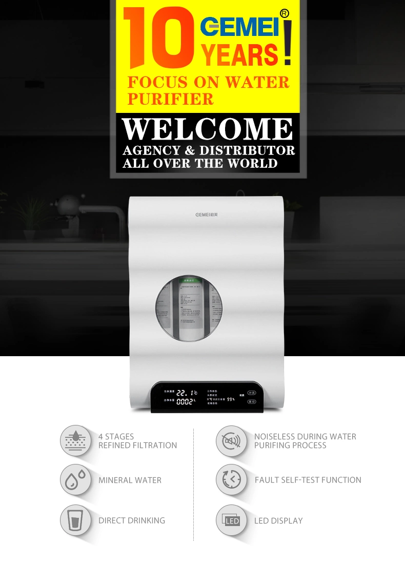 Desktop Water Filter RO System Home Water Purifier Machine