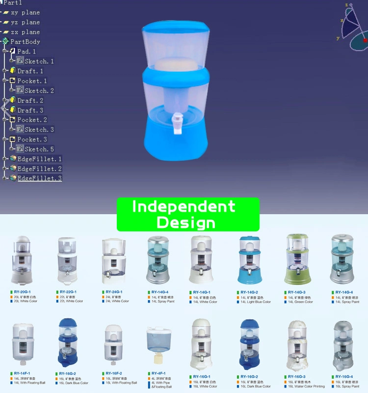 Mineral Water Dispenser for Water Purifier and Purification