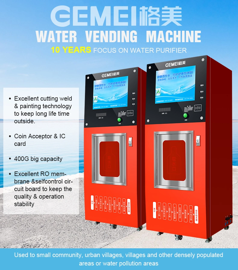 China Pure Water Purifier Alkaline Refilling Station for Drinking Water