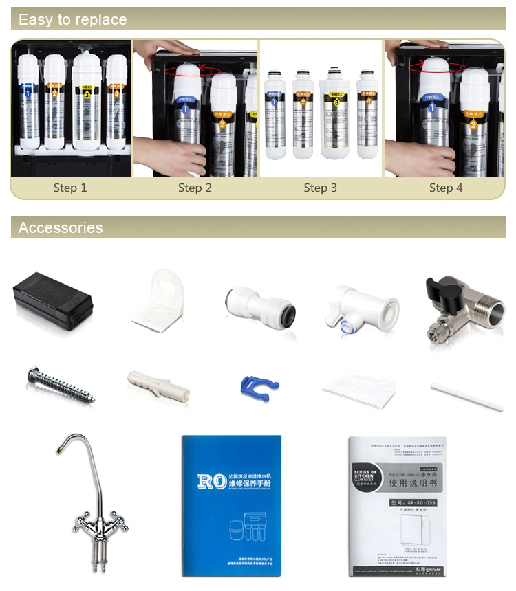 China RO Pure Water Purifier Osmosis Water Filtration Treatment