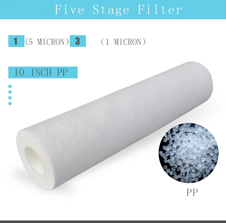 Large Flow Five Stage RO Water Purifier with Filter Cartridge