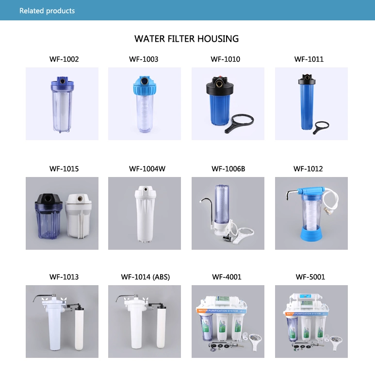 Double Stage Water Purifier System with Clear Housing