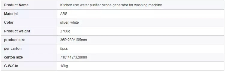 Ozone Generator Multifunctional Water Filter System Faucet Mounted Water Purifier