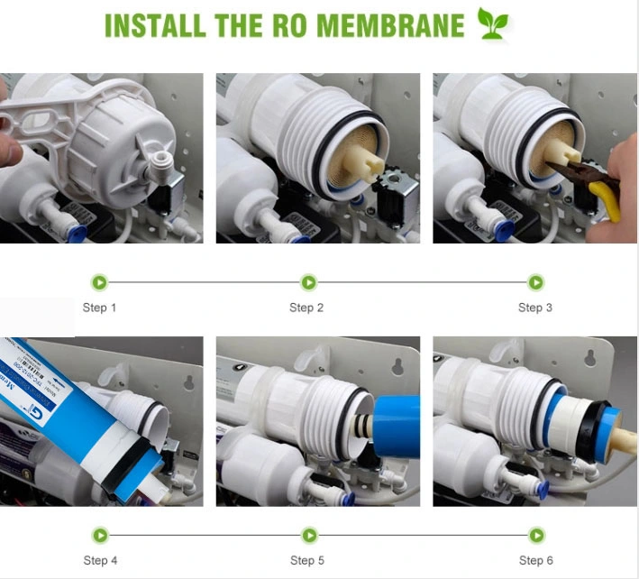 The Household RO Water System RO Water Purifier 50-100gpd Membrane