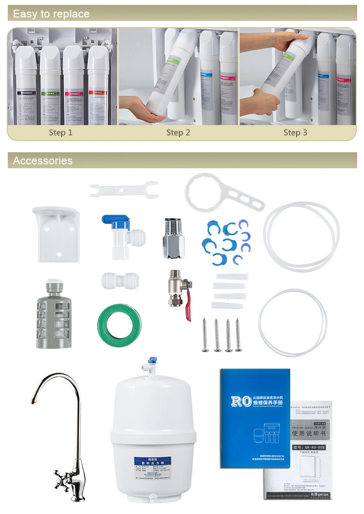 5 Stages Water Purifier RO System Best Home Water Filter