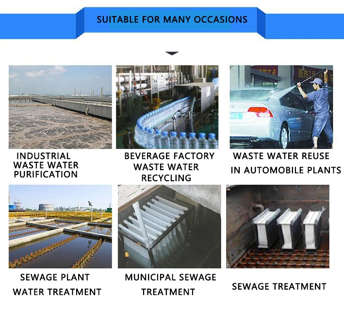 Domestic Wastewater Recycling Mbr Waste Water Treatment UF Water Purifier