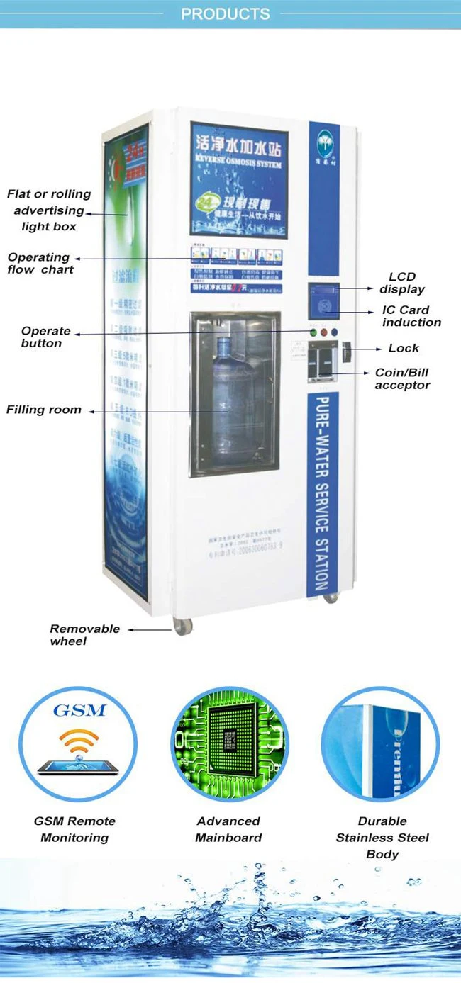 Low Price Refill 5 Gallon Bottle Advertising Water Purifier Machine