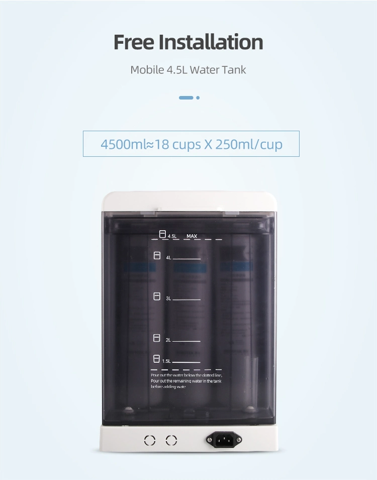 Hidrotek Easy-Installation Tabletop 3-Stage Reverse Osmosis Purifier Water Dispenser