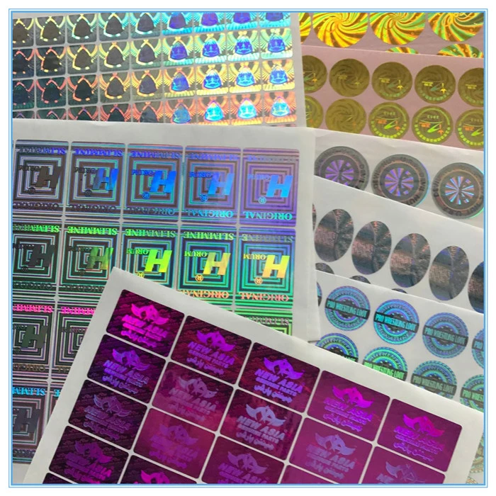 Custom 3D Security Label Hologram Stickers with Serial Numbers