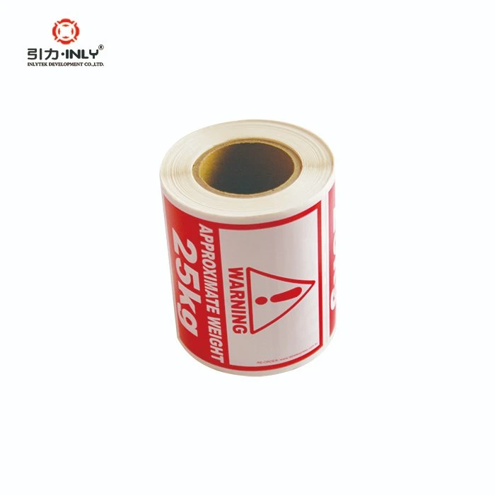 Thermal Transfer Art Paper Label Semi-Gloss Shipping Labels for Packaging Waring Label