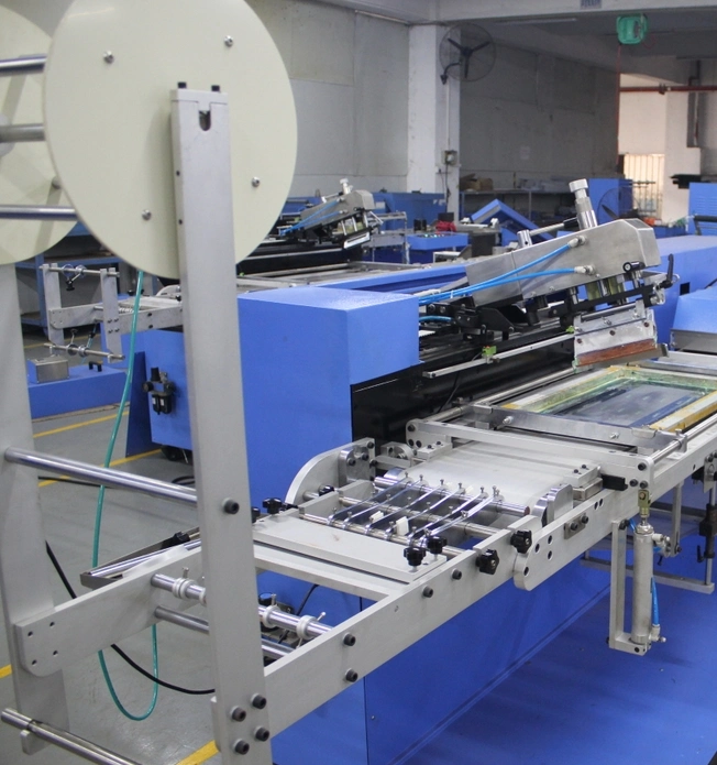 Single Color Garment Labels Silk Screen Printing Machine